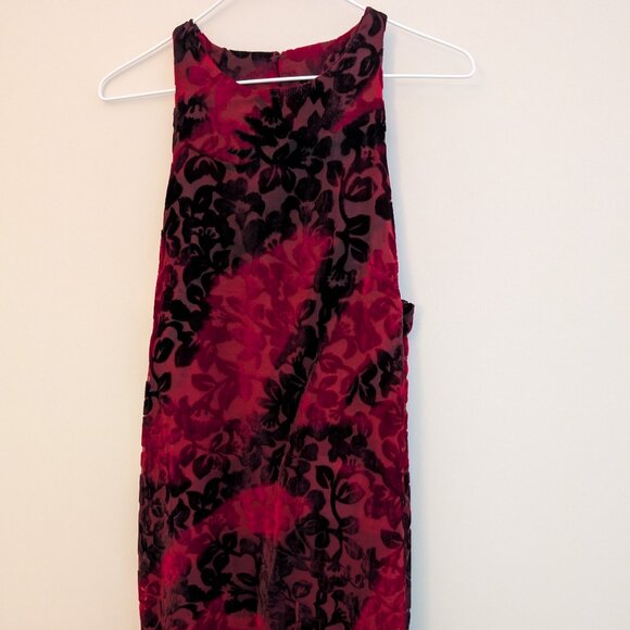 Somedays Lovin Blood Red Crushed Velvet Mini - Picture 1 of 8